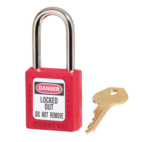 PADLOCK,LOTO LOCK,ALUMINIUM,38MM,RED