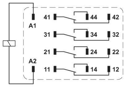 Single relay - REL-IR/LDP-110DC/4X21AU - 2834119