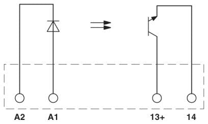 Miniature solid-state relay - OPT-24DC/ 48DC/100 - 2966618