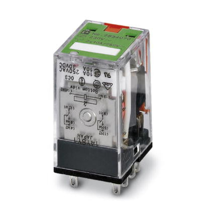 Single relay - REL-IR/L-230AC/2X21 - 2834070