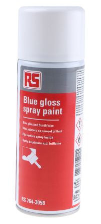 PAINT,ACRYLIC,GLOSS BLUE,SPRAY CAN,400ML