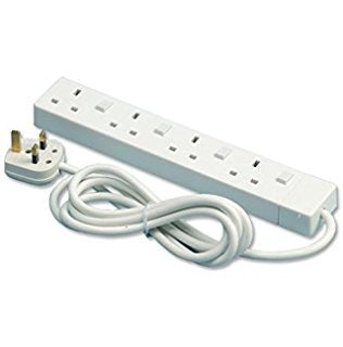 CORD,EXTENSION,ELECTRIC,13A,2M,4-WAY