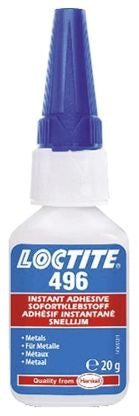 ADHESIVE,SUPERGLUE,20G BTL,496,LOCTITE